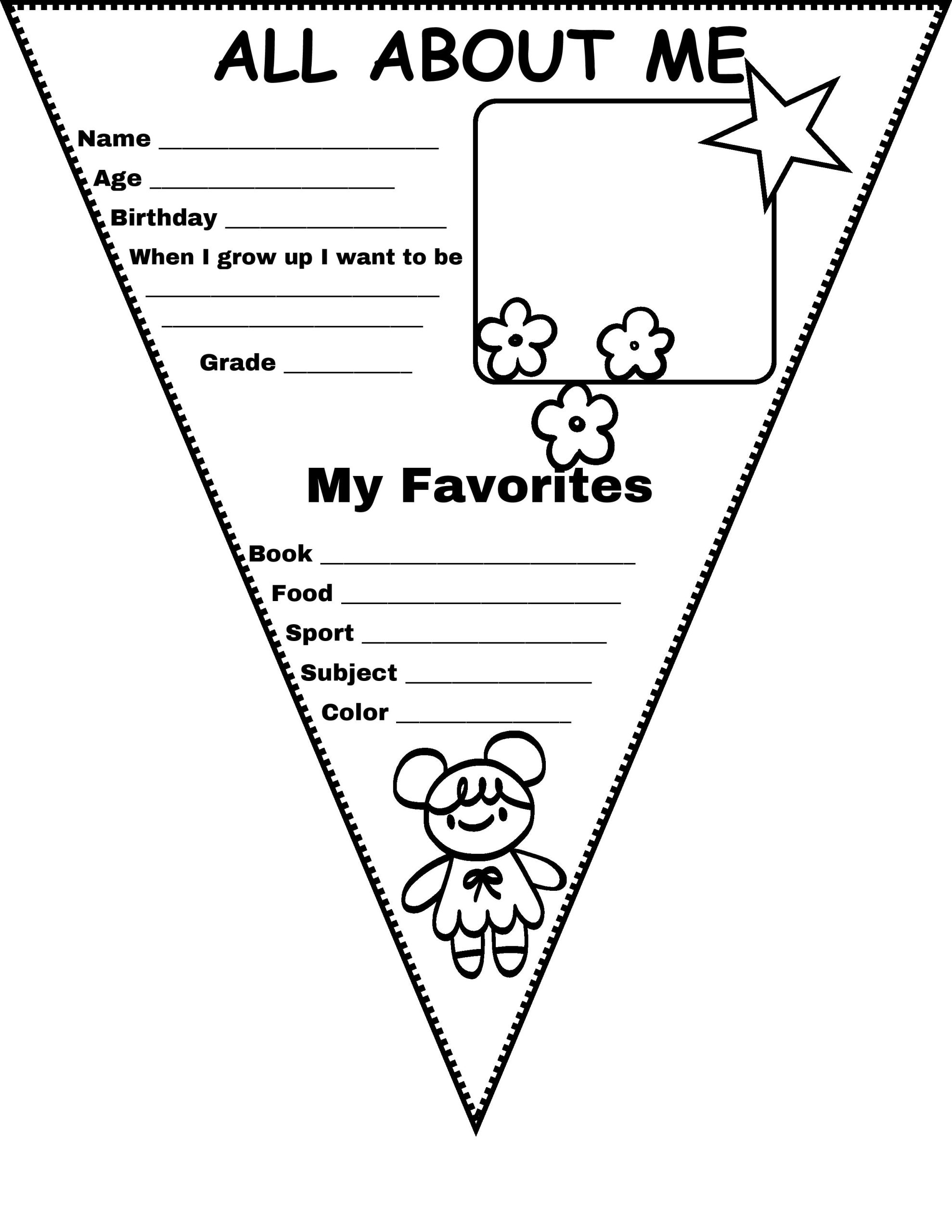 all about me coloring pages all about me coloring pages