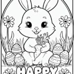 Free And Customizeable Colouring Book Page Easter Templates Playground
