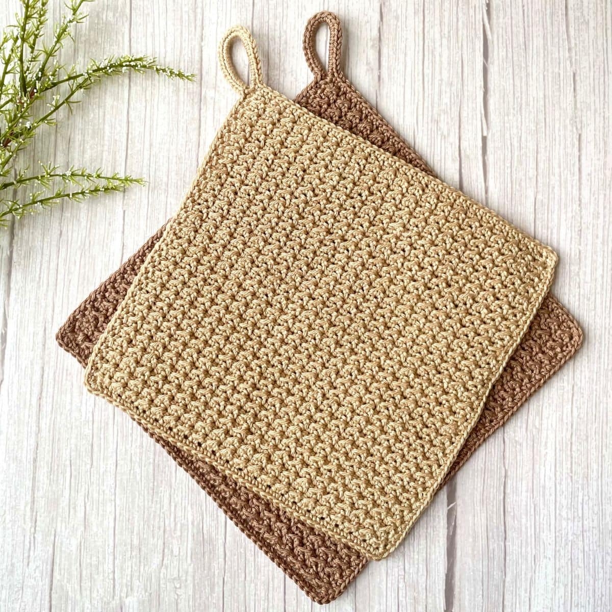 Free And Easy Crochet Potholder Pattern With Stitch Tutorial Dreamee Crochet