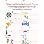 Free Balanced And Unbalanced Forces Worksheet Collection Worksheets Library