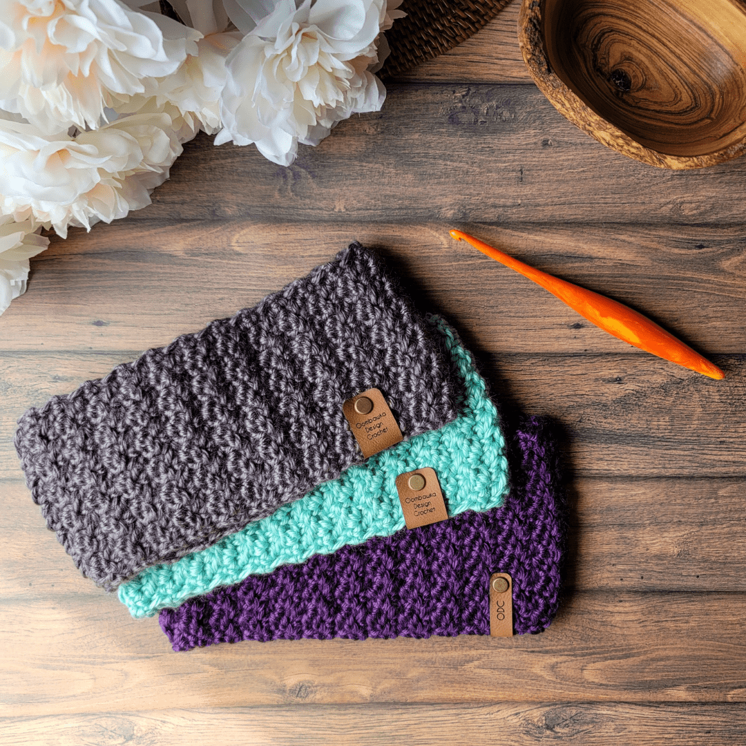 Free Beginner Friendly Crochet Ear Warmer Headband Pattern