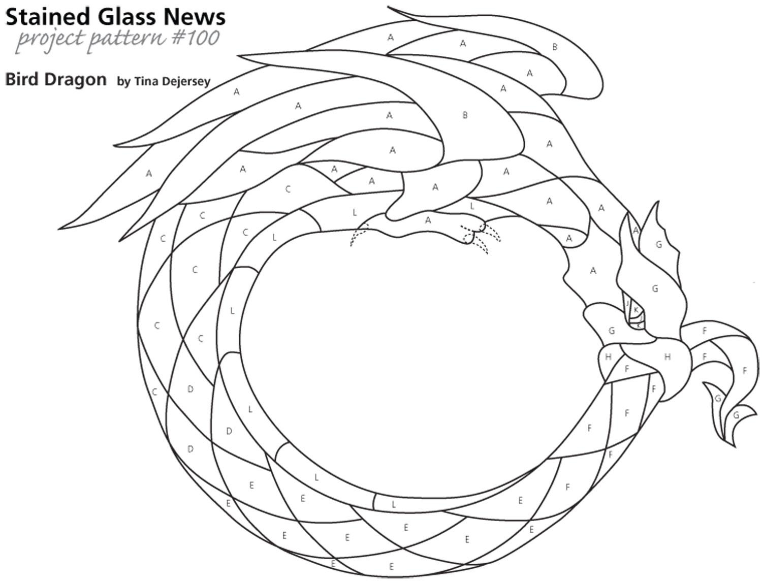 free stained glass pattern
