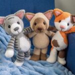 Free Cat Crochet Pattern Calico Tabby Siamese