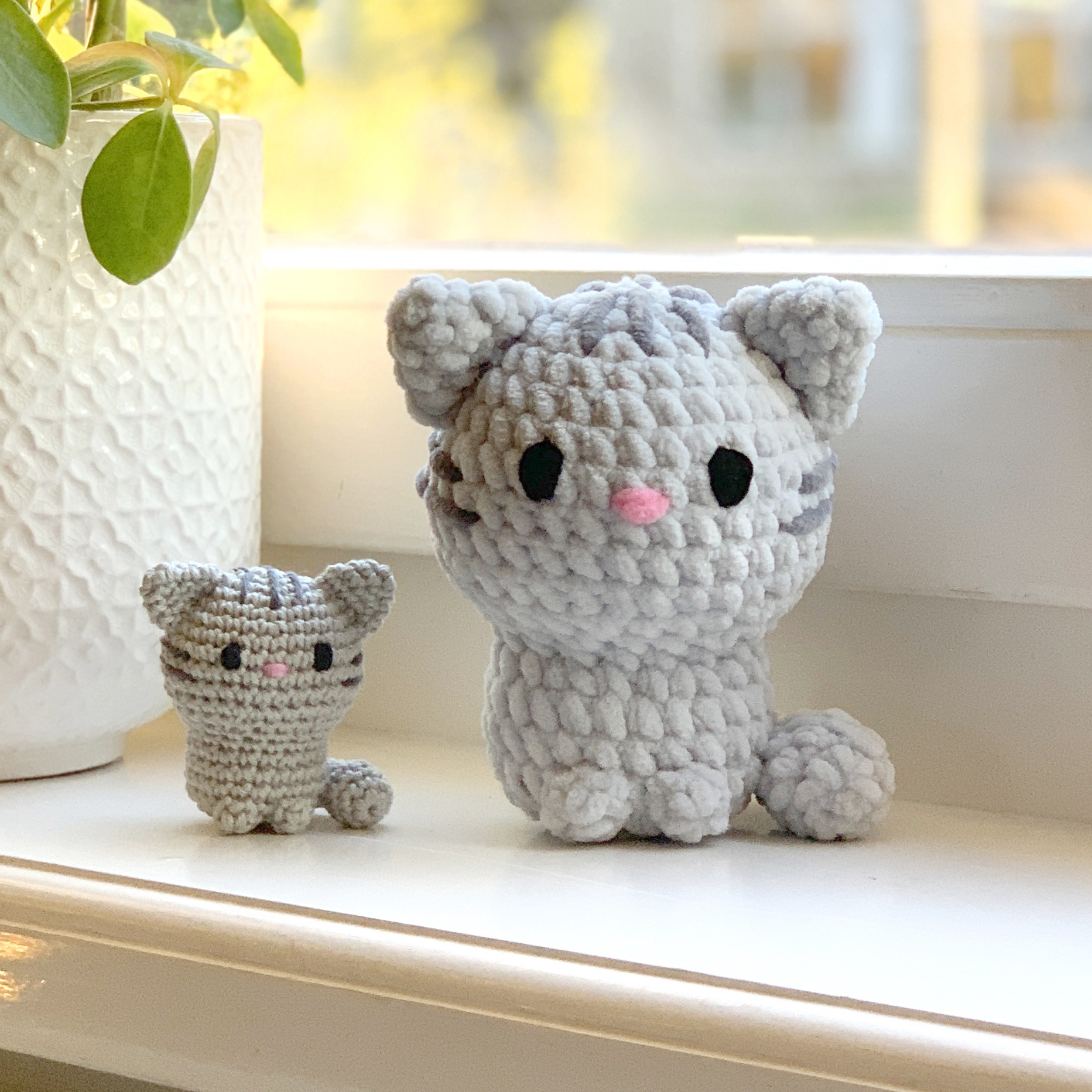 Free Cat Crochet Pattern DIY Fluffies Lily The Cat Amigurumi