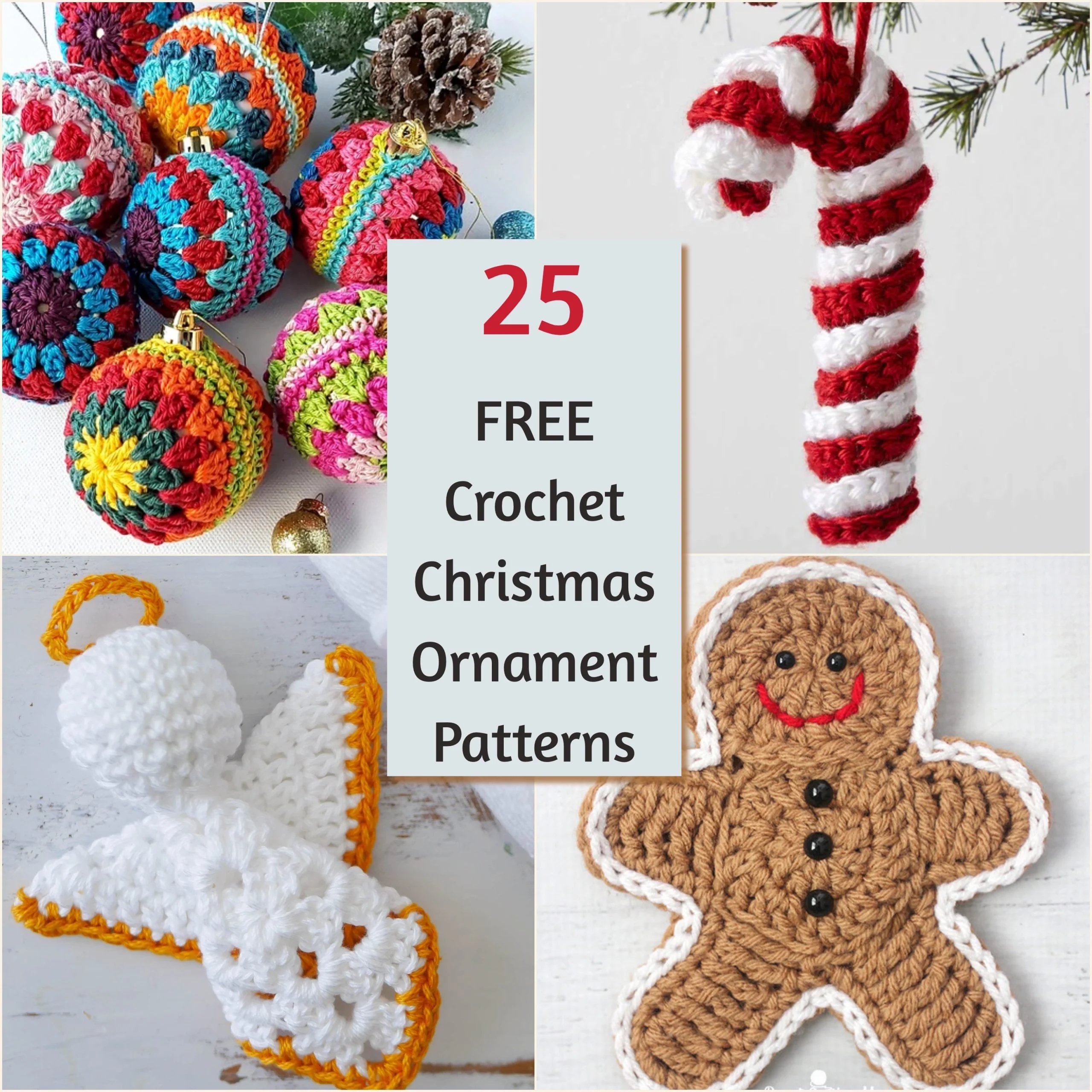 Free Crochet Christmas Ornament Patterns And Decor Ideas