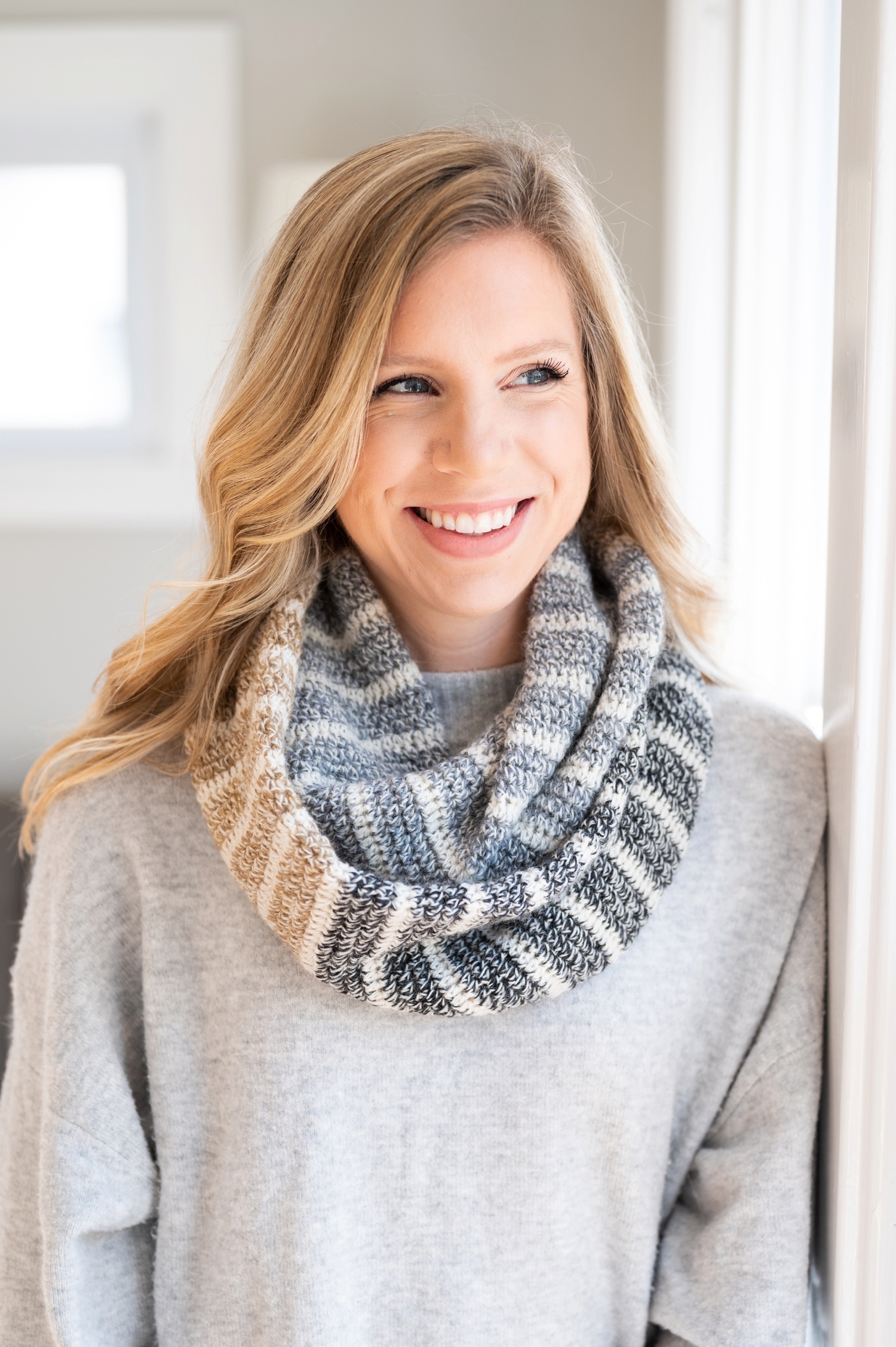 Free Crochet Pattern Endless Infinity Scarf Woods And Wool