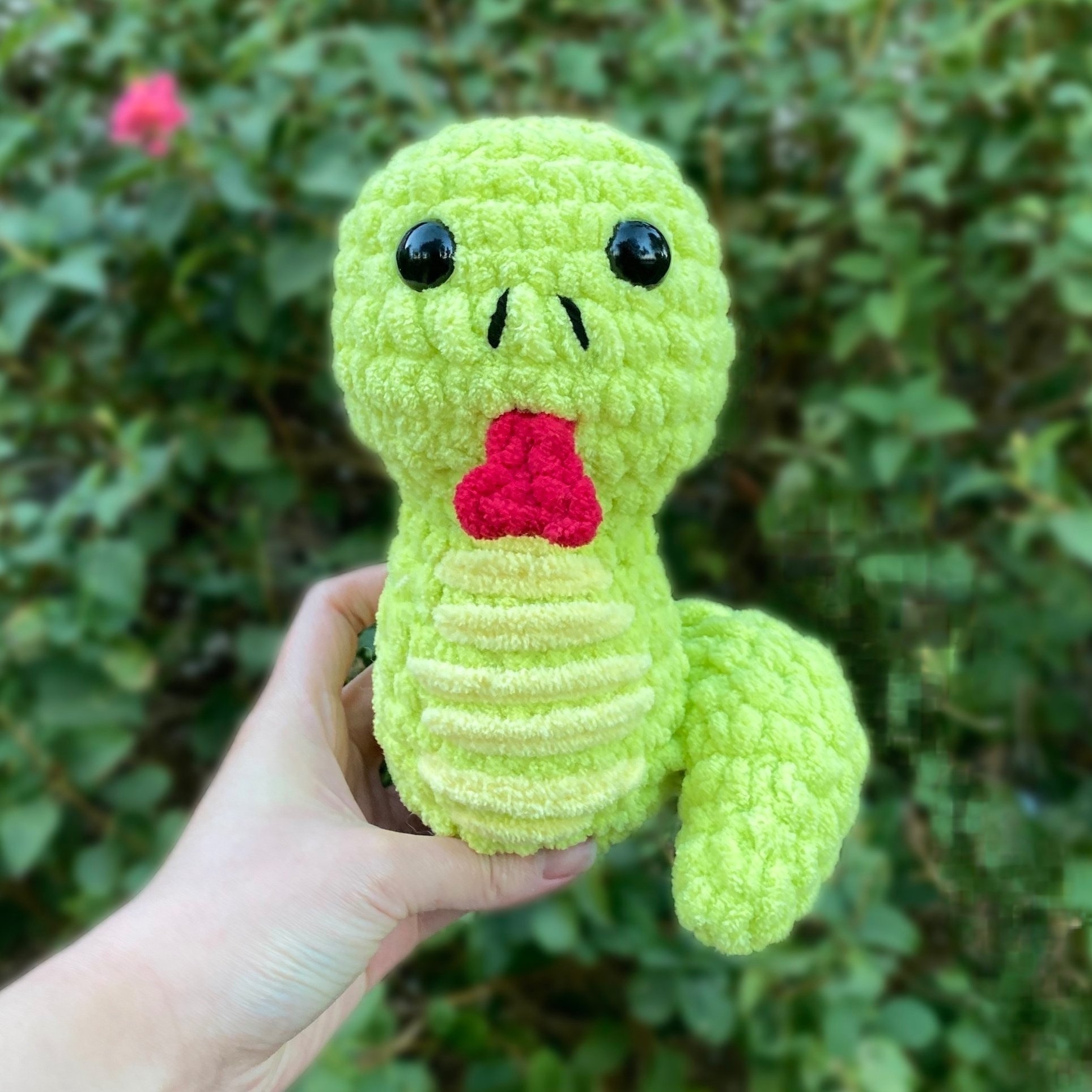 Free Crochet Snake Pattern Cute Quick to Make And A Not So Scary Snake Amigurumi The Mary Jay