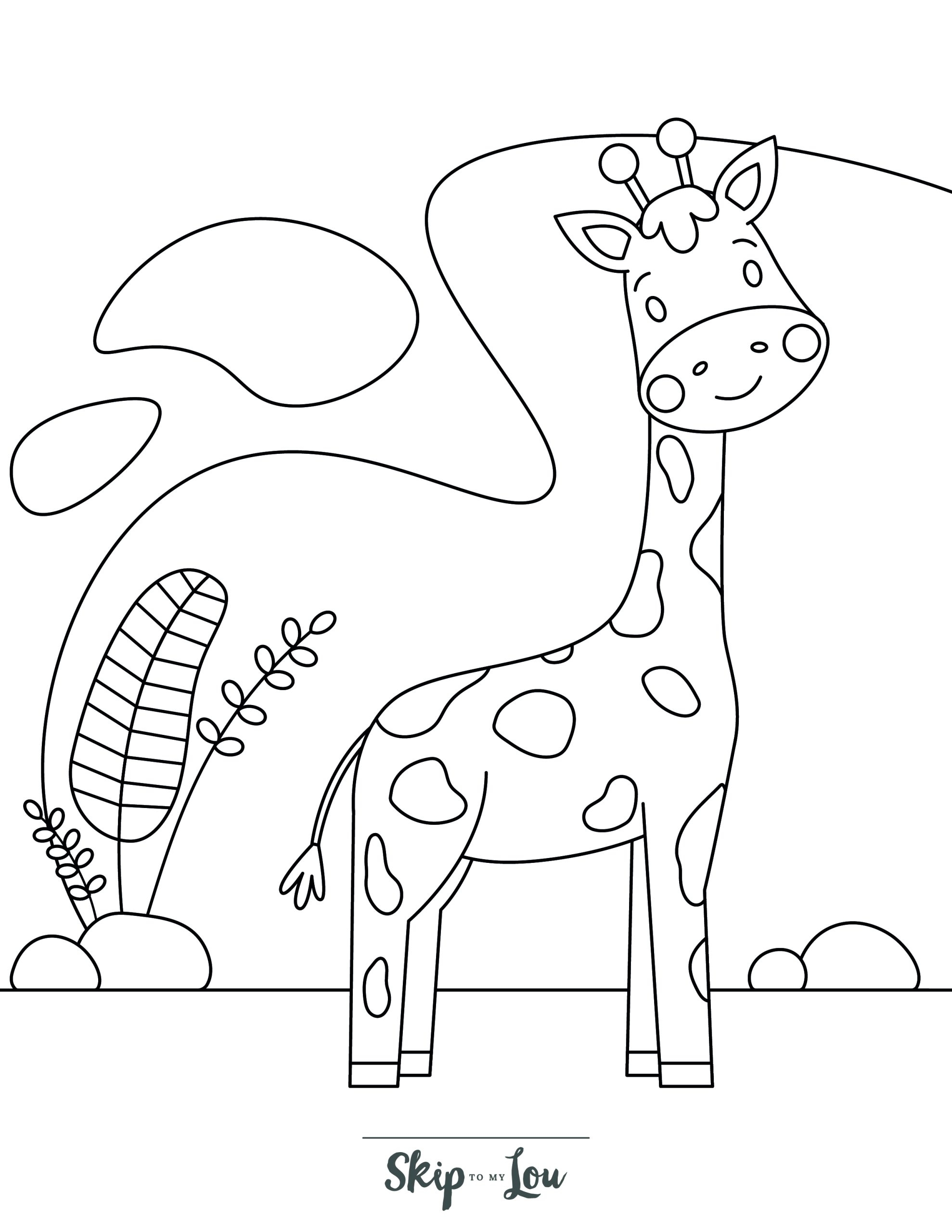 coloring sheets of giraffes coloring sheets of giraffes