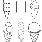 Free Ice Cream Coloring Pages For Kids And Adults