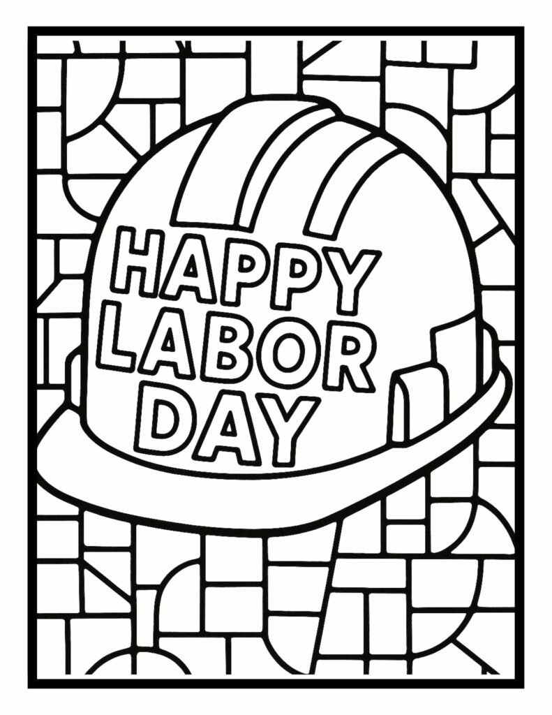 labor day coloring pages