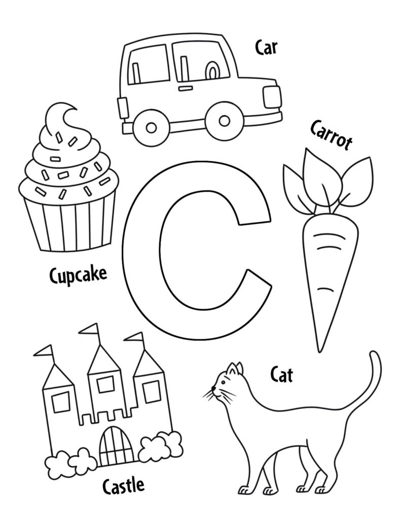 FREE Letter C Worksheets For Preschool The Hollydog Blog