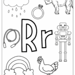 Free Letter R Coloring Page The Peaceful Nest