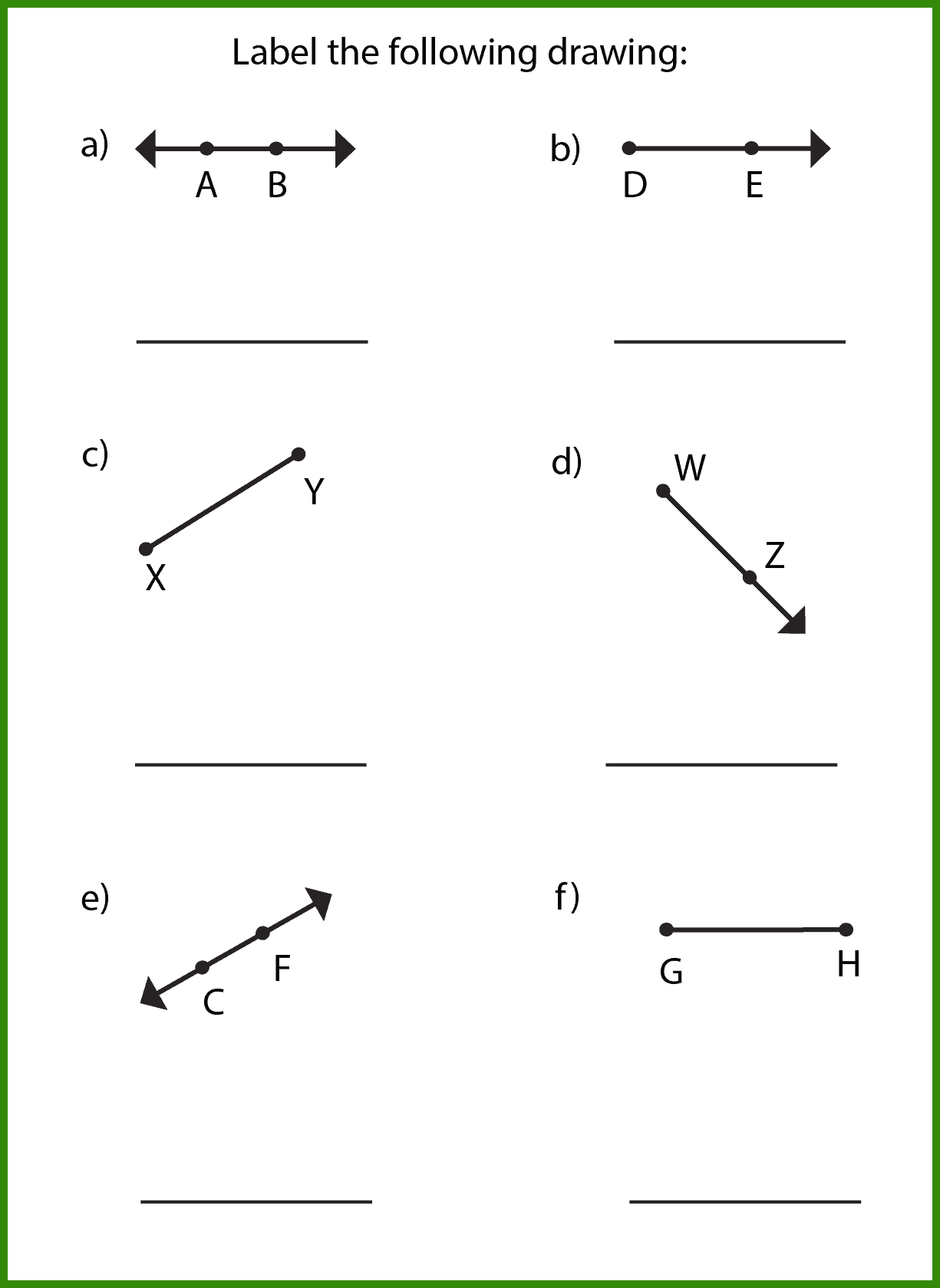 Free Lines Rays And Line Segments Worksheet 10 Pages Worksheets Library Free Lines Rays And Line Segments Worksheet 10 Pages Worksheets Library