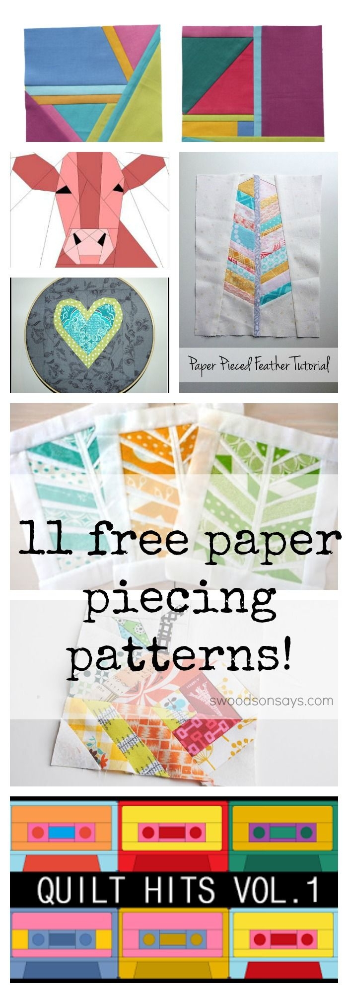 Free Paper Piecing Patterns To Download And Sew Free Paper Piecing Patterns To Download And Sew