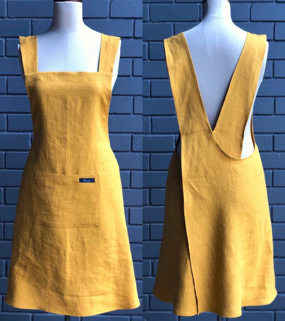 cross back apron pattern