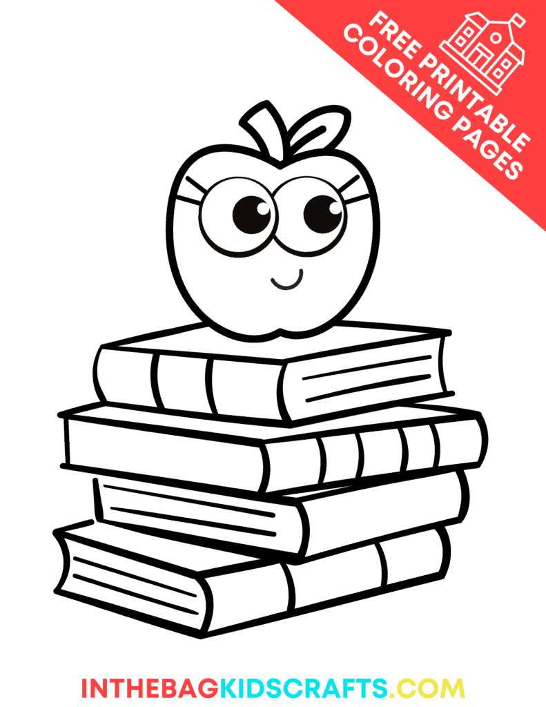 coloring pages of schools