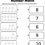 Free Printable Counting Numbers Worksheet Thanksgiving Math Kindergarten And Preschool Free Worksheets Free4Classrooms