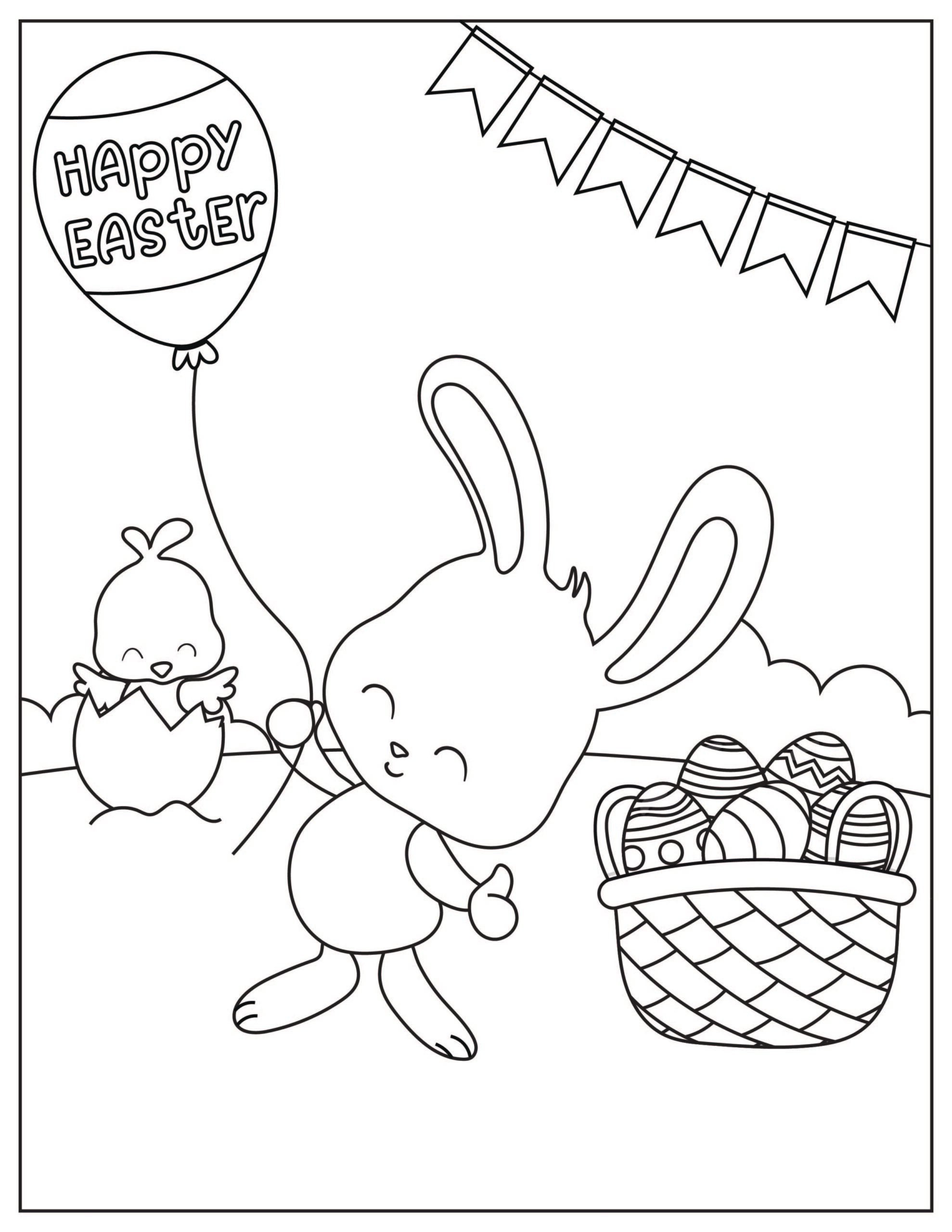 easter pictures for coloring