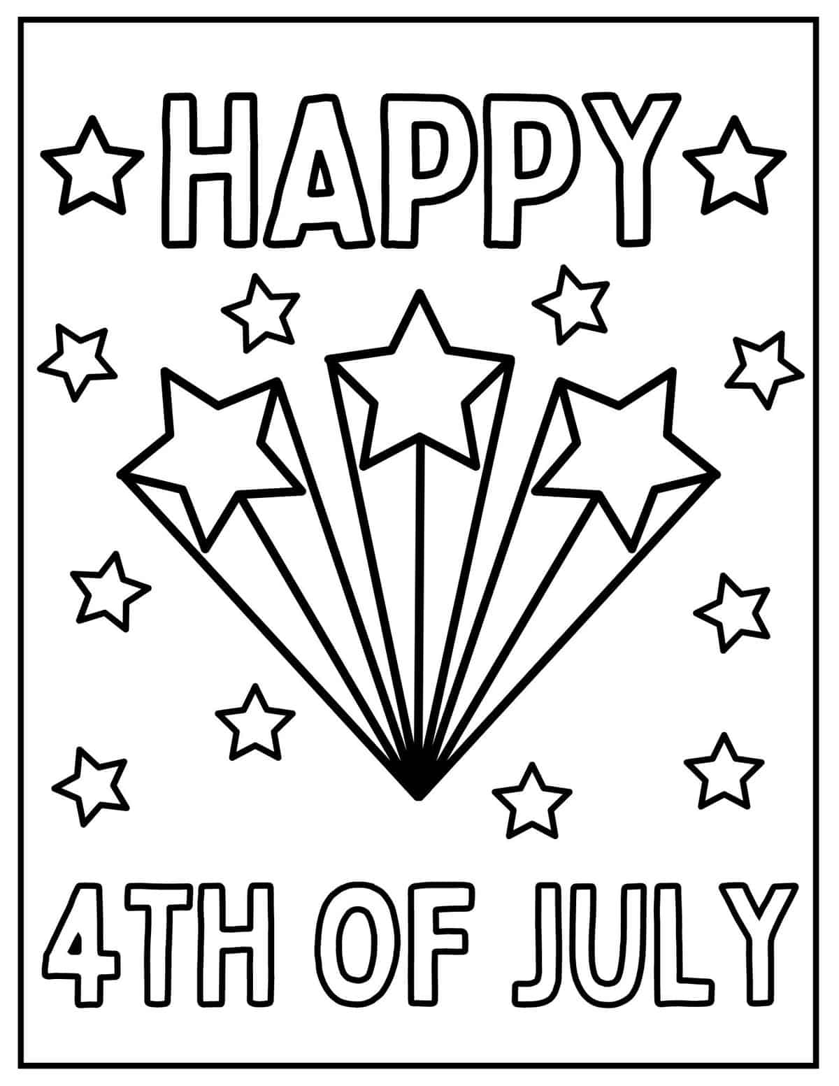 Free Printable Fourth Of July Coloring Pages