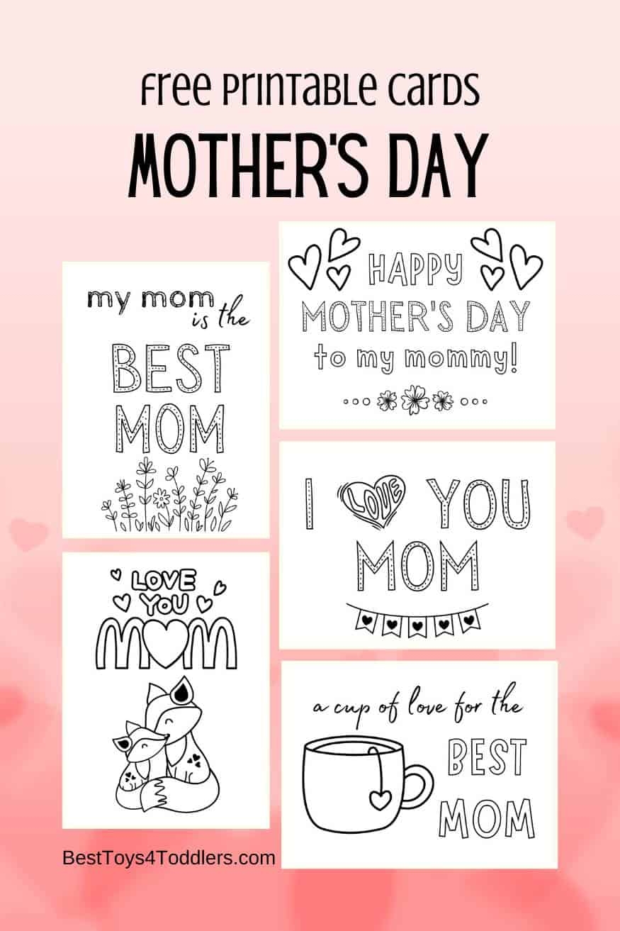 Free Printable Mother s Day Cards Best Toys 4 Toddlers Free Printable Mother s Day Cards Best Toys 4 Toddlers
