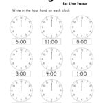 Free Printable Telling Time Worksheets Paper Trail Design
