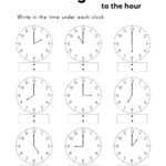 Free Printable Telling Time Worksheets Paper Trail Design