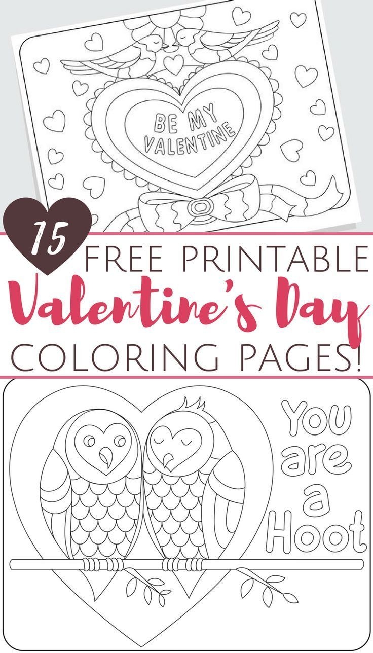 Free Printable Valentine Day Coloring Pages Free Printable Valentine Day Coloring Pages