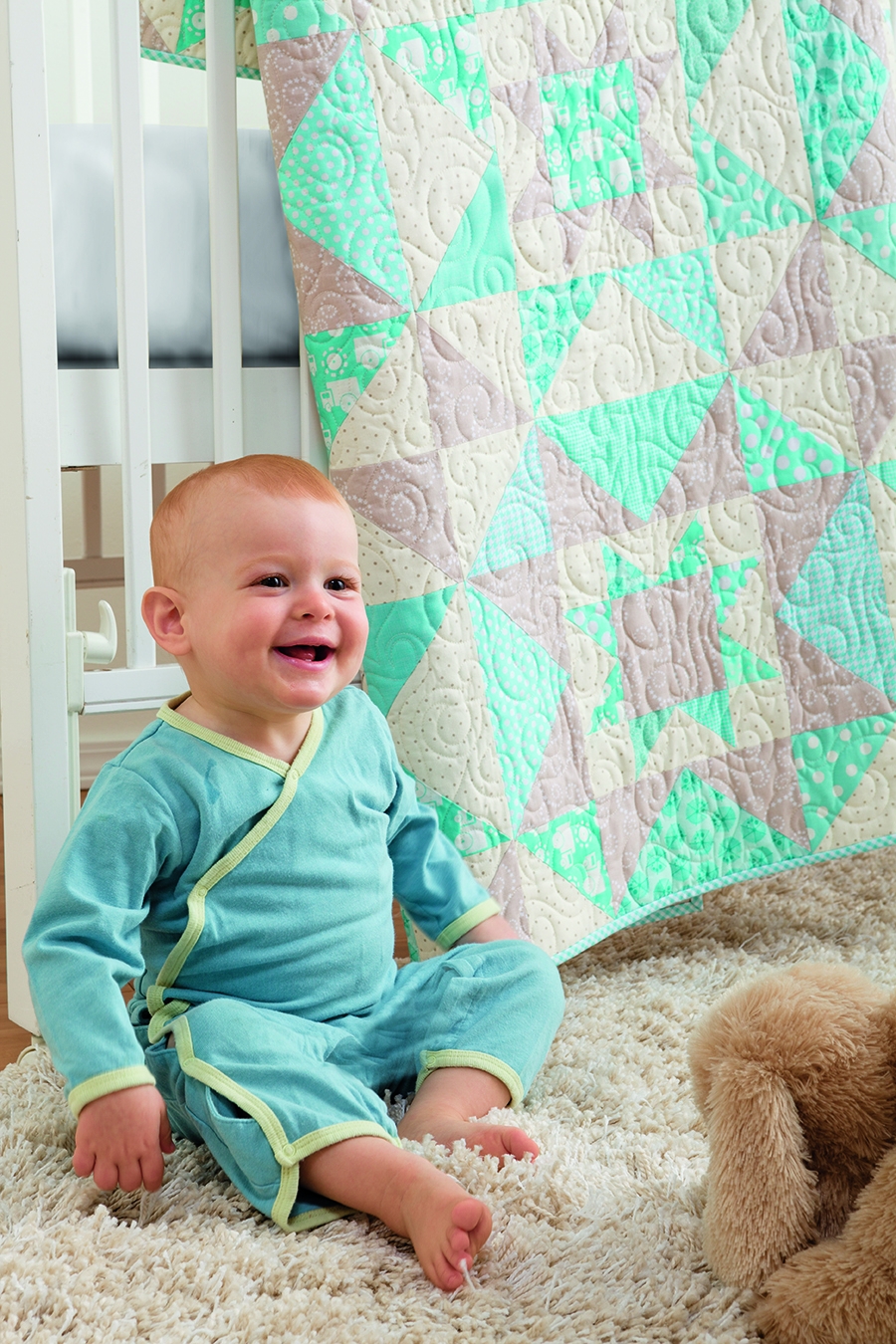 Free Quilt Pattern Stardust Baby APQS