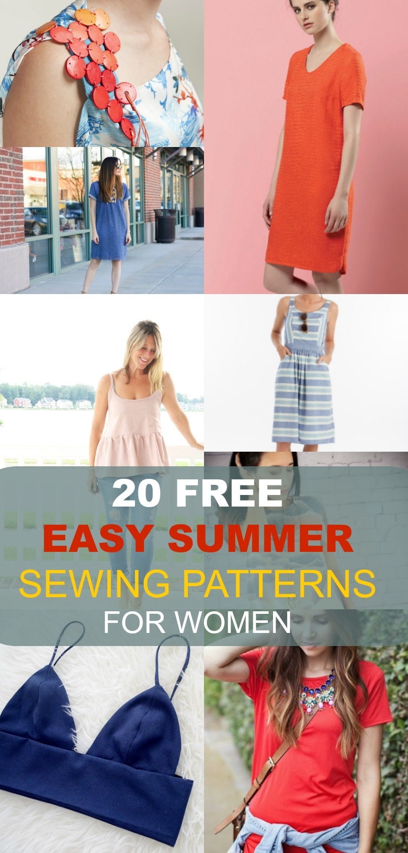 FREE SEWING PATTERNS 20 Easy Summer Patterns For Women On The Cutting Floor Printable Pdf Sewing Patterns And Tutorials For Women FREE SEWING PATTERNS 20 Easy Summer Patterns For Women On The Cutting Floor Printable Pdf Sewing Patterns And Tutorials For Women