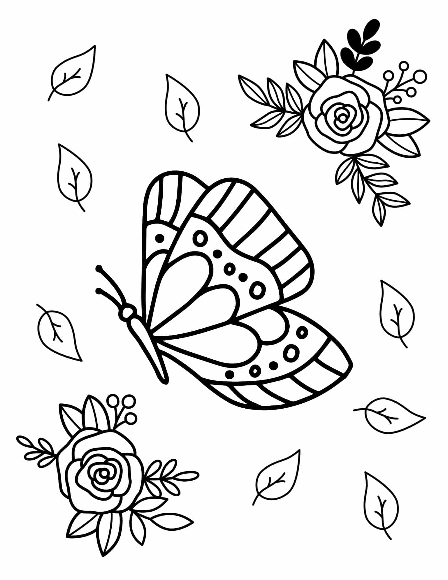 free coloring pages butterfly free coloring pages butterfly