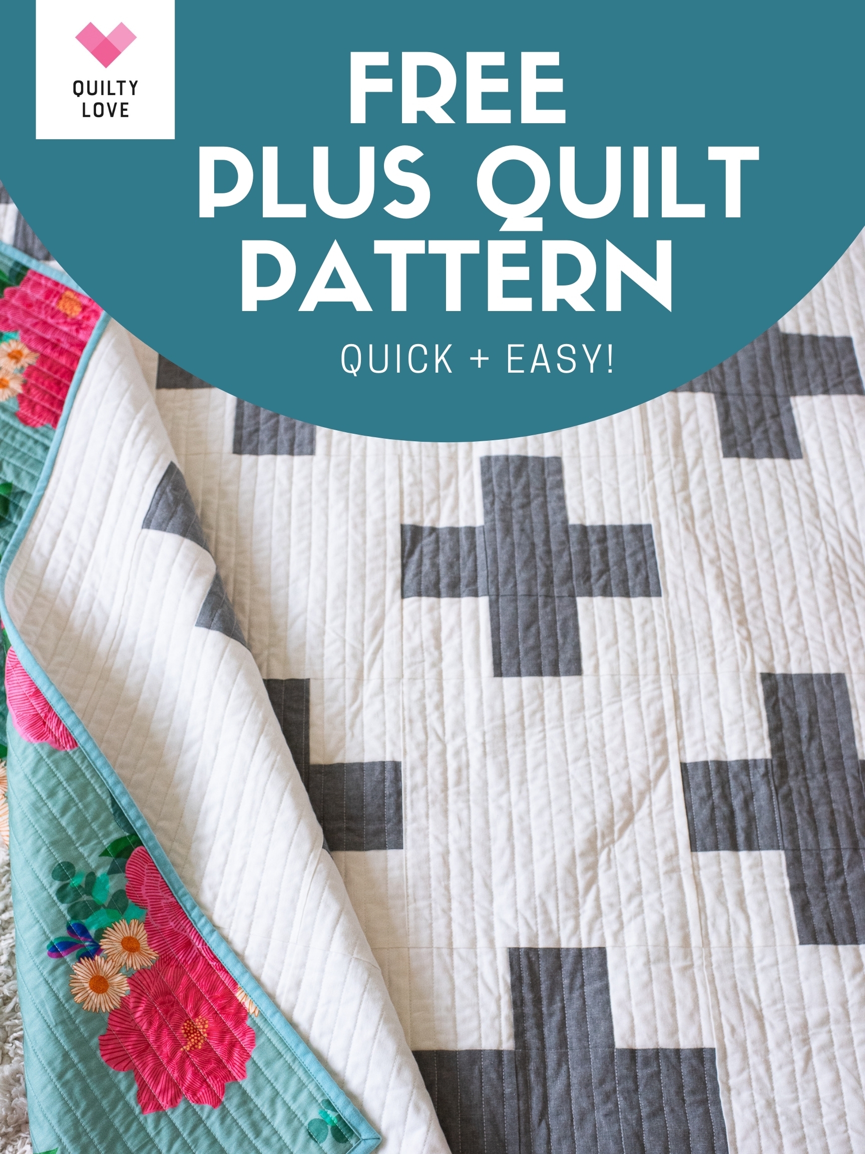 Free Simple Plus Quilt Pattern PDF Download Quilty Love