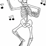 Free Skeletons Coloring Pages For Kids 11 Printable Sheets