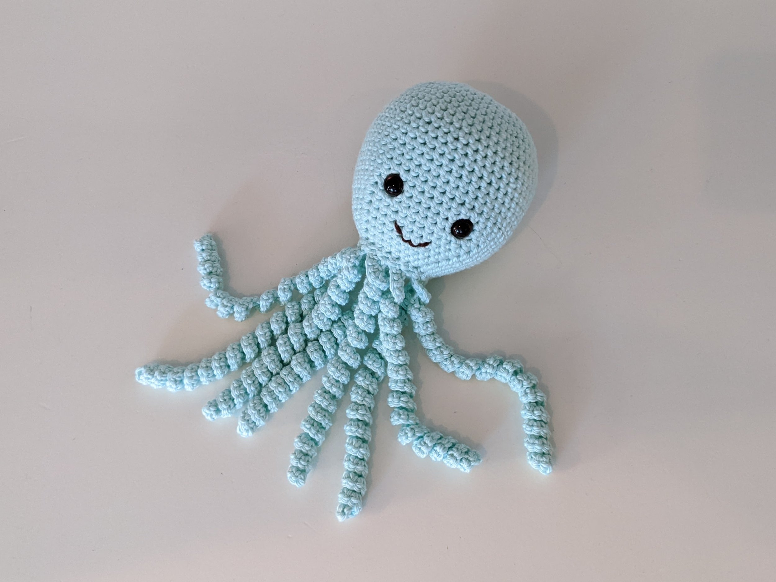 Free Stuffed Octopus Crochet Pattern Knit Paint Sew