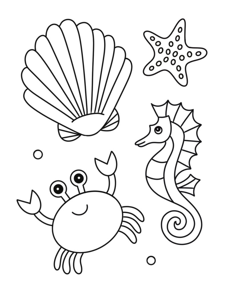 Free Summer Coloring Pages For Kids The Hollydog Blog