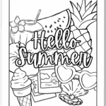 Free Summer Colouring Pages For Adults And Kids Gathering Beauty