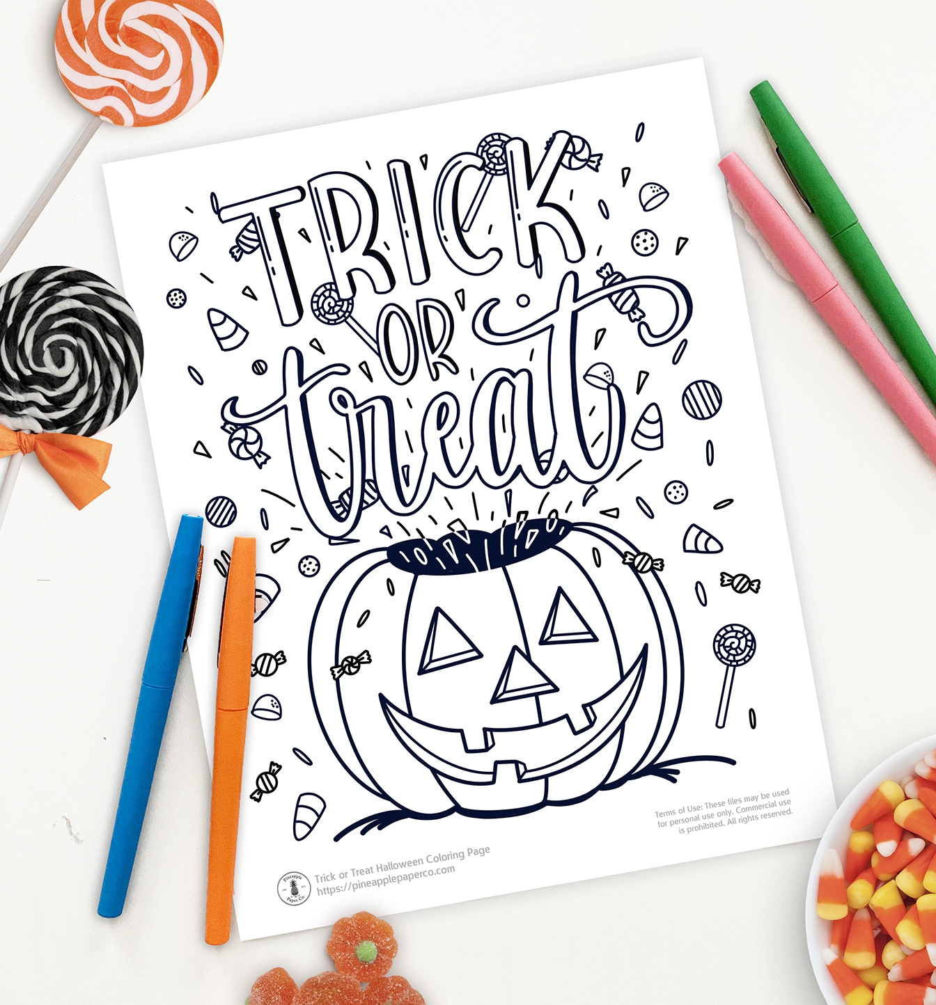 free print halloween coloring pages