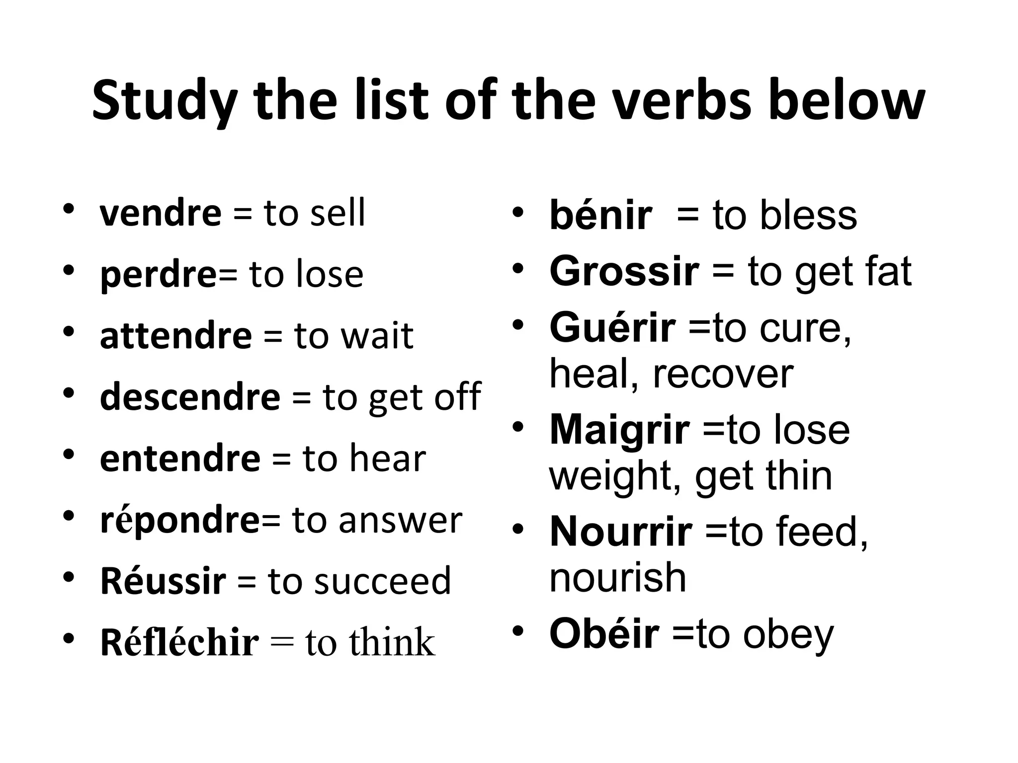 conjugate re verbs in french conjugate re verbs in french