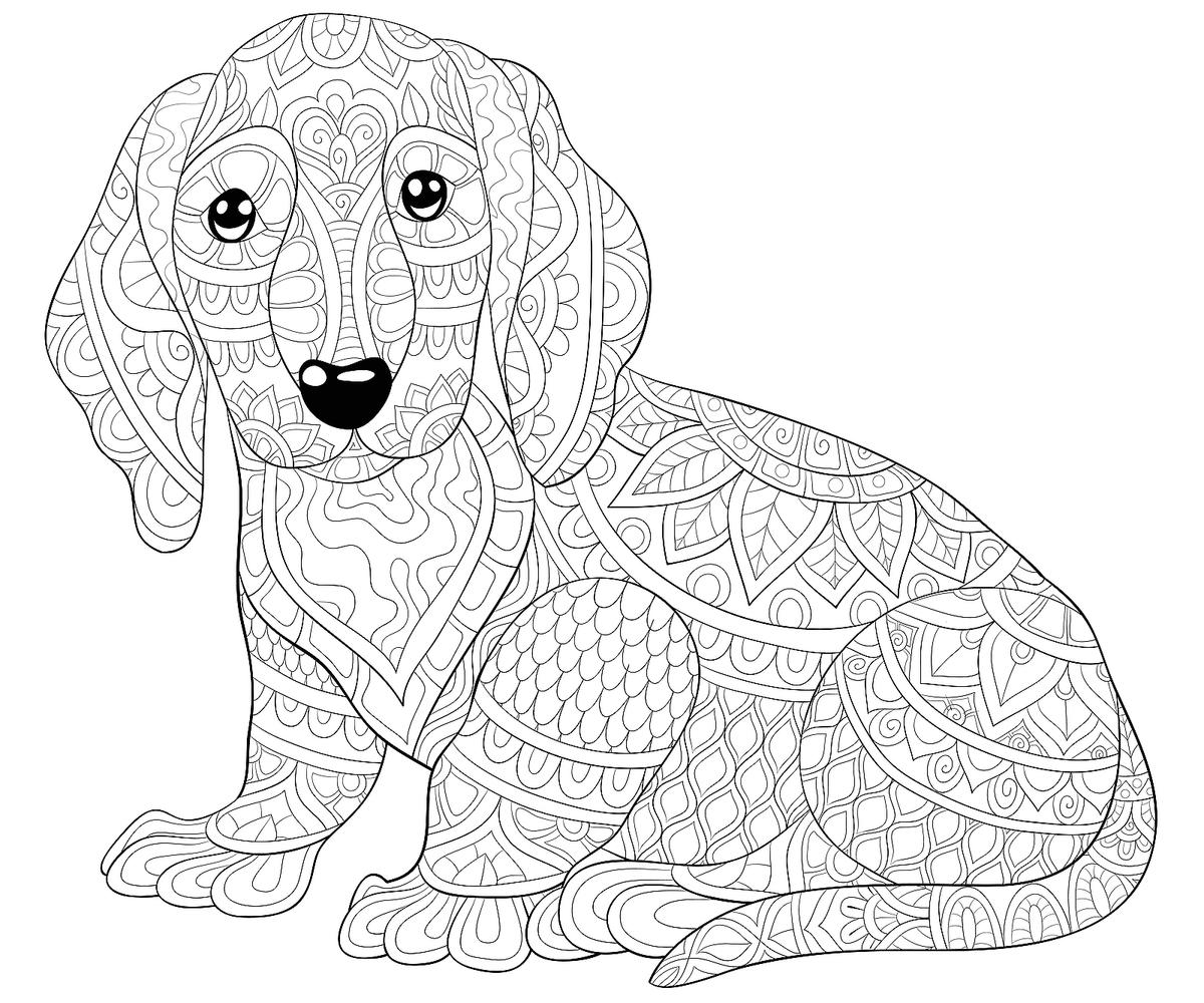dogs coloring pages printable
