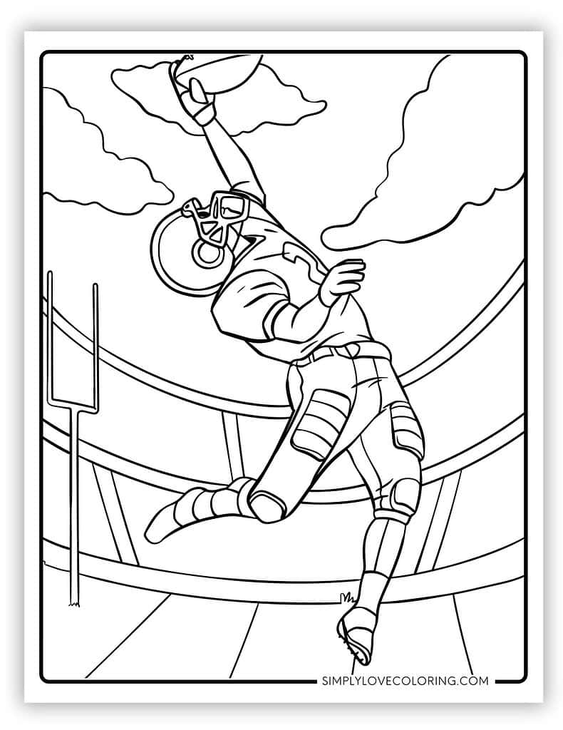 printable coloring pages football