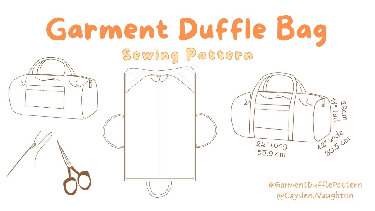 Garment Duffle Bag Sewing Tutorial YouTube