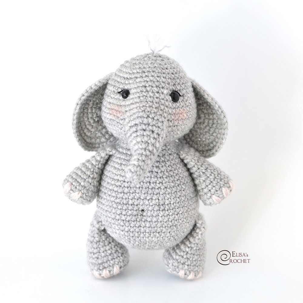 George The Elephant Crochet Pattern By Elisa s Crochet
