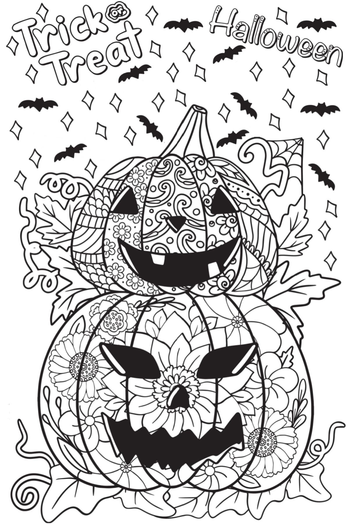 Get 13 Jack O Lantern Coloring Pages Free Halloween Printables