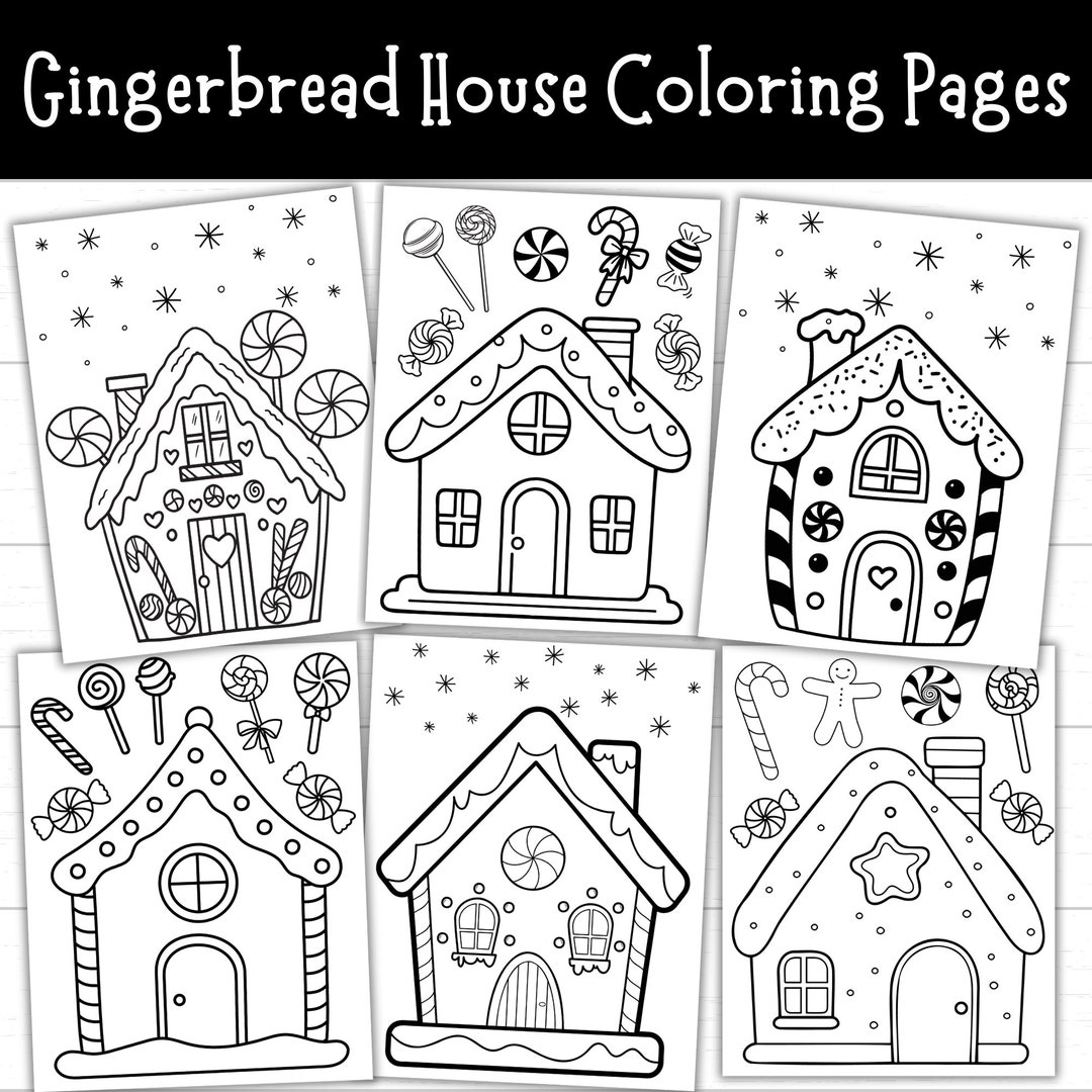 Gingerbread House Coloring Pages Christmas Coloring Pages For Kids Printable Christmas Coloring Pages Christmas Activities For Kids Etsy UK Gingerbread House Coloring Pages Christmas Coloring Pages For Kids Printable Christmas Coloring Pages Christmas Activities For Kids Etsy UK
