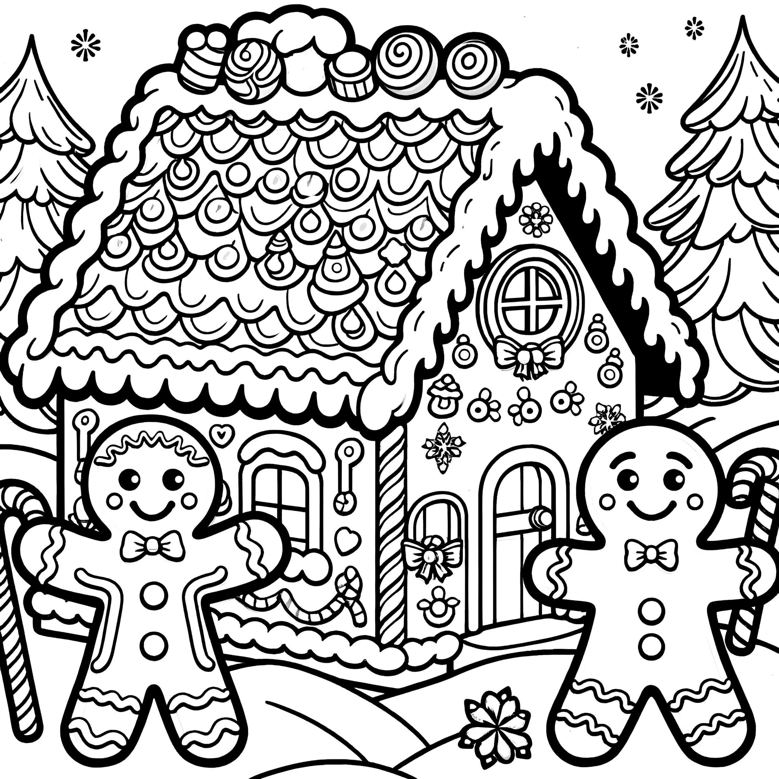 gingerbread house coloring pages gingerbread house coloring pages