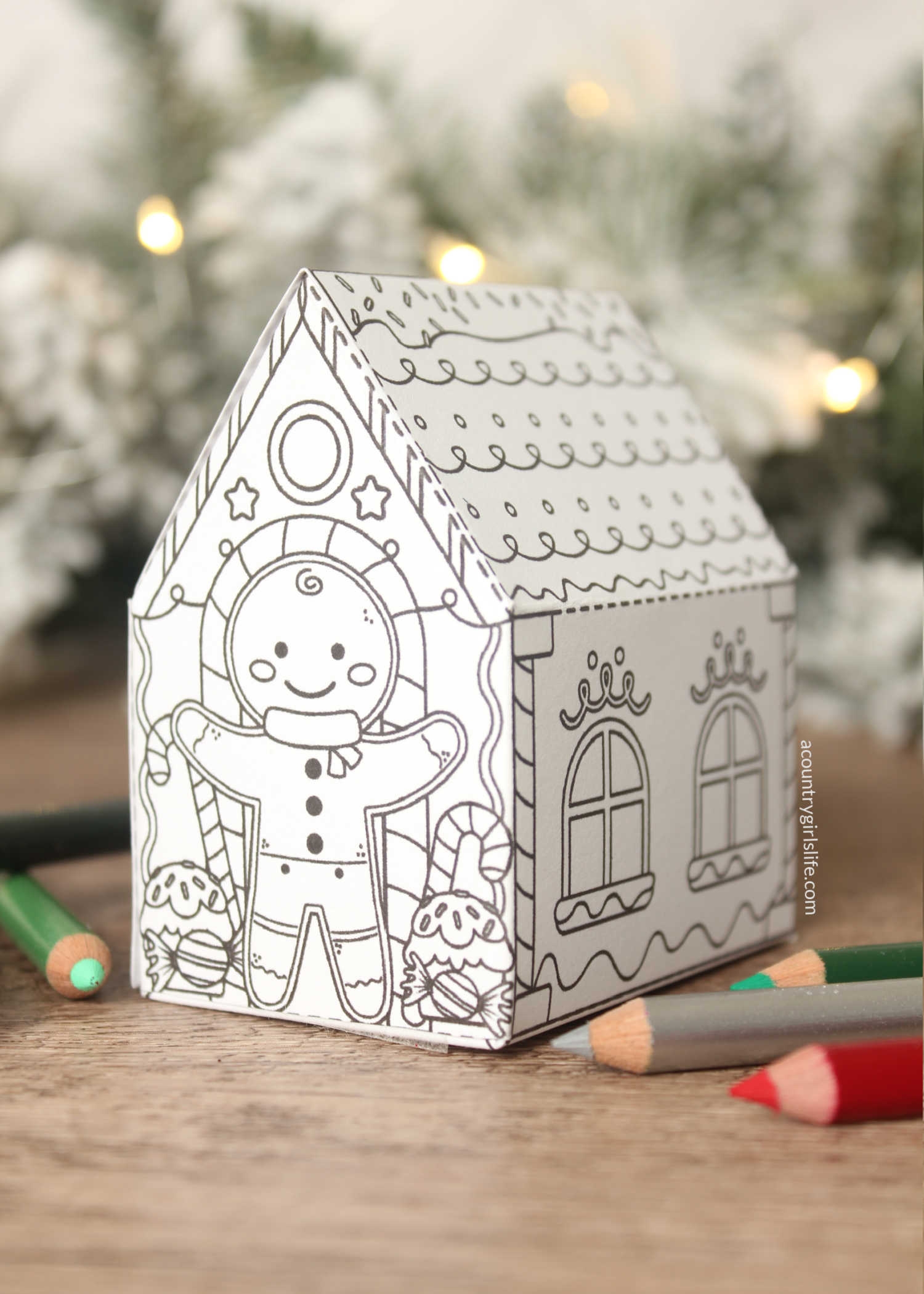 ginger bread house coloring ginger bread house coloring