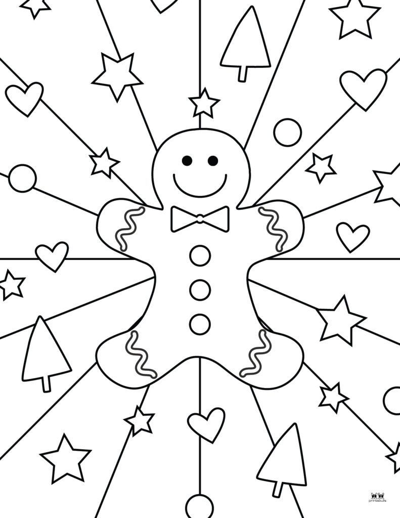 Gingerbread Man Coloring Pages 20 FREE Printables Printabulls
