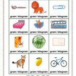 Gram And Kilogram Worksheet Live Worksheets Worksheets Library