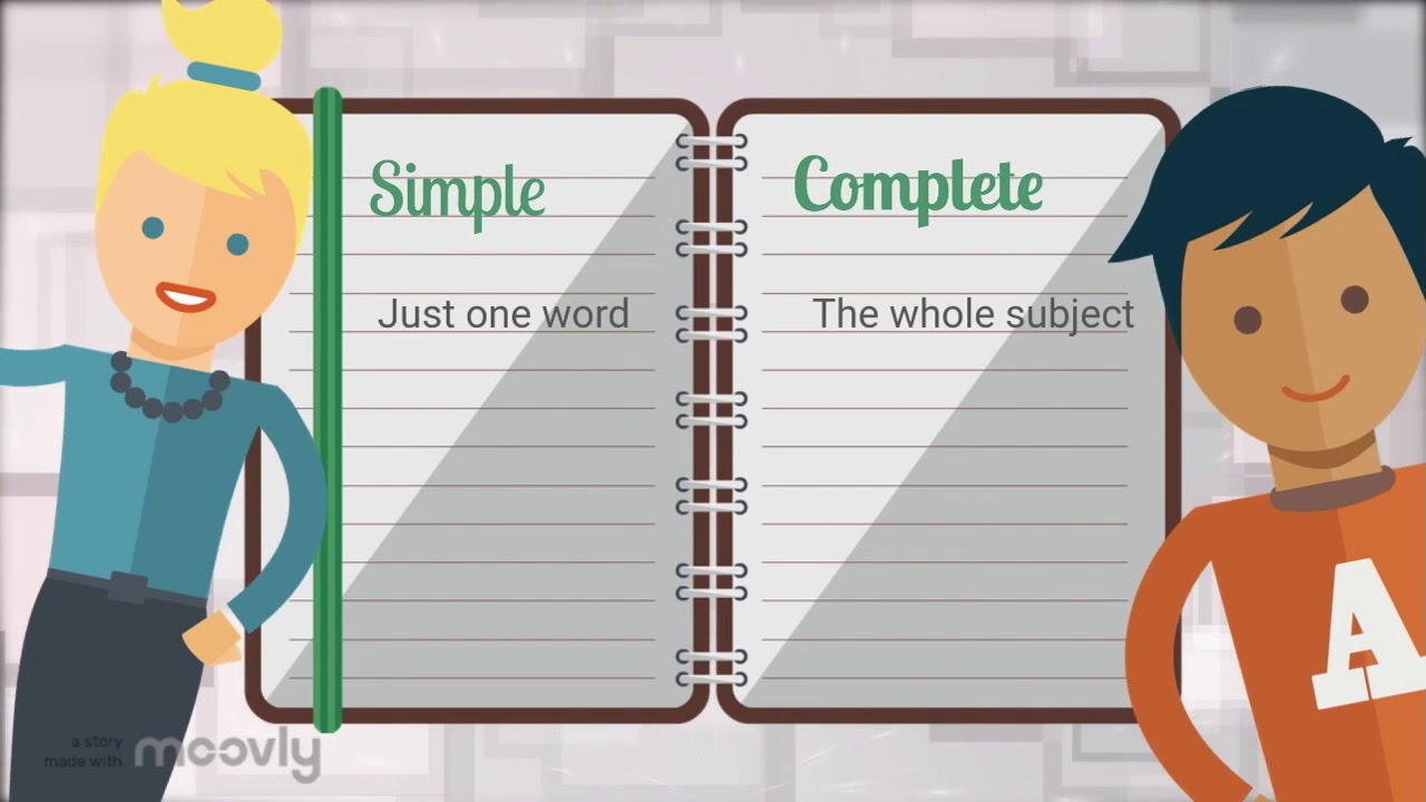 Grammar Simple And Complete Subjects YouTube Grammar Simple And Complete Subjects YouTube