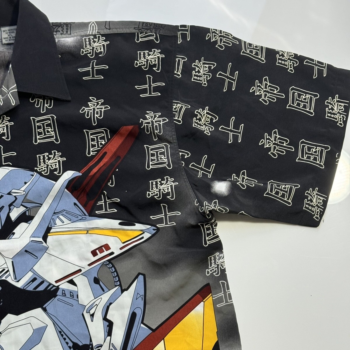 Gundam Apparel Mobile Suit Gundam Wing Galaxy Shirt Double Sided Pattern Shirt Gundam Ball Button Up Pattern Shirt Gundam Ball Button Up Men Gundam Apparel Mobile Suit Gundam Wing Galaxy Shirt Double Sided Pattern Shirt Gundam Ball Button Up Pattern Shirt Gundam Ball Button Up Men