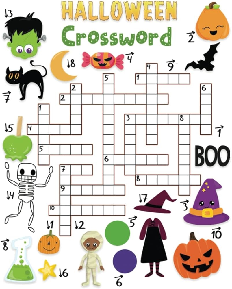 Halloween Crosswords Fun Halloween Themed Crosswords Puzzle Activity Book Kiddo Press Jane 9798536010112 Amazon Books Halloween Crosswords Fun Halloween Themed Crosswords Puzzle Activity Book Kiddo Press Jane 9798536010112 Amazon Books